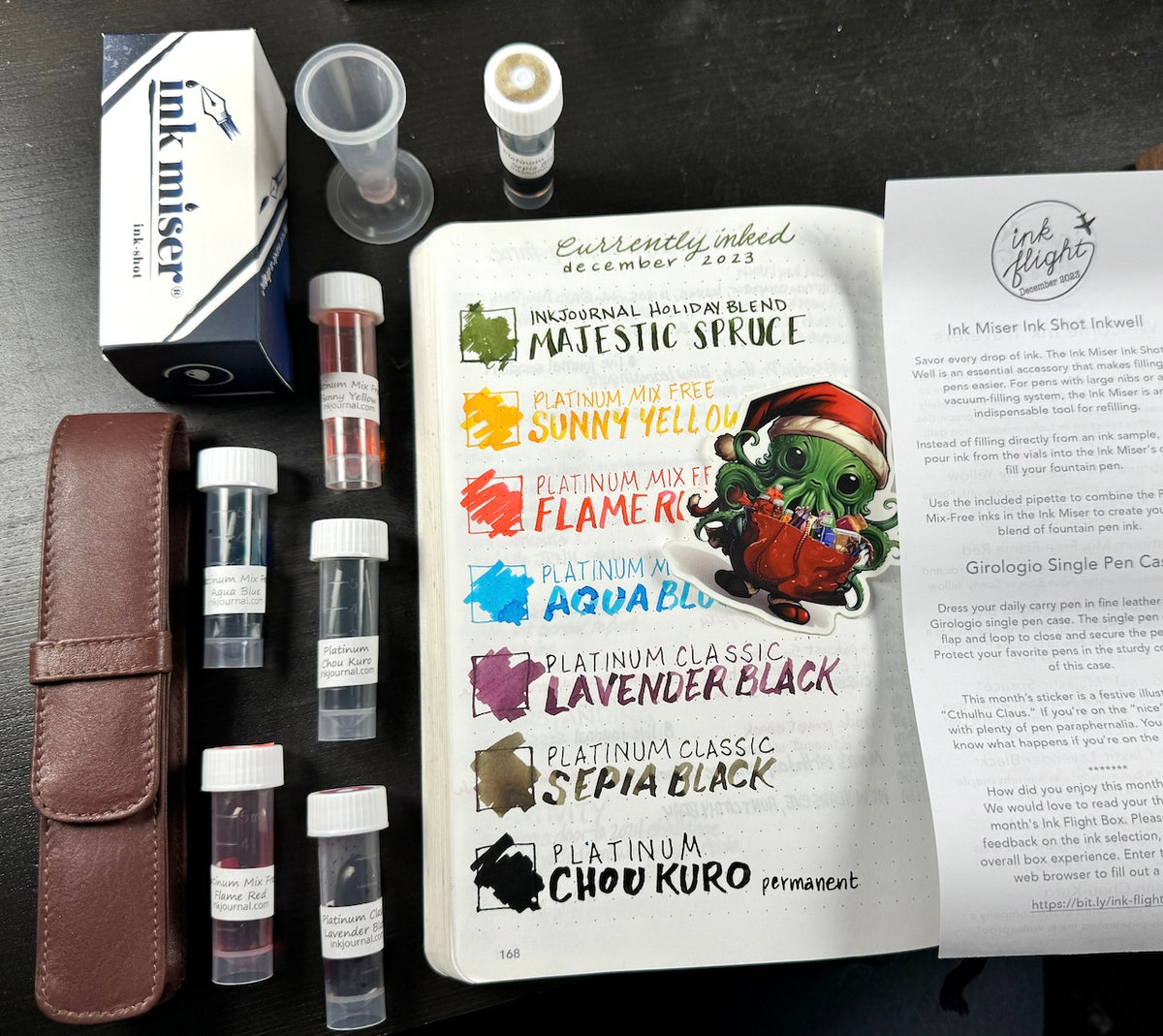 Ink Plane Ink Flight #83 Reveal, December 2023 β inkjournal