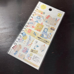 Midori Sticker Collection Stationery 2640 (2) Sheets