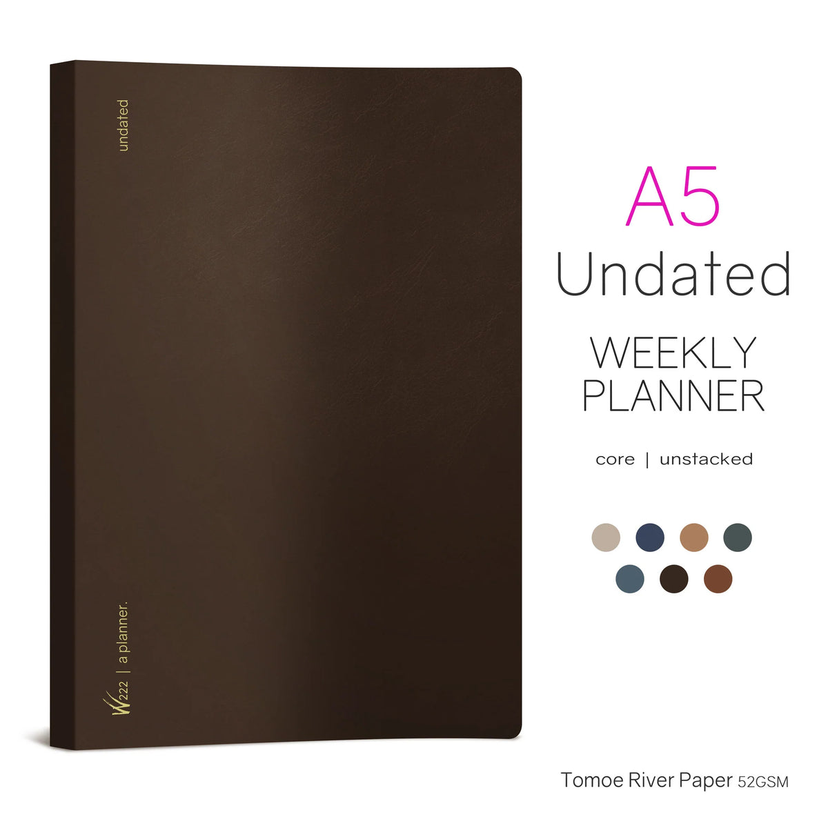 Wonderland222 A5 Core Planner with 52gsm Tomoe River Paper, 288 pages ...