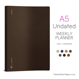 Wonderland222 A5 Core Planner with 52gsm Tomoe River Paper, 288 pages