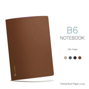 Wonderland222 2025 Edition B6 Notebook with 52gsm Tomoegawa Tomoe River Paper, 192 pages
