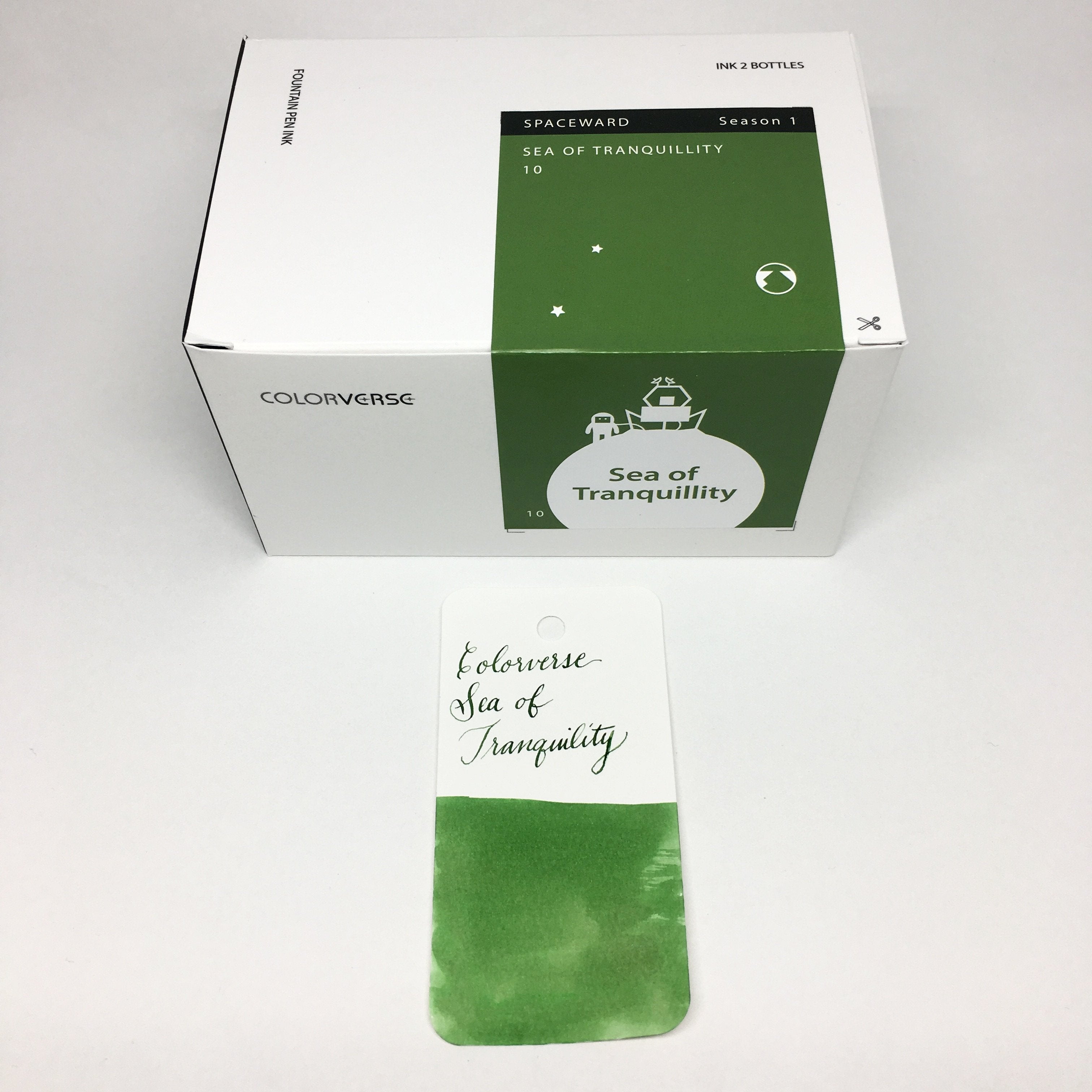 Colorverse Sea of Tranquility Green Bottled Ink 65ml + 15ml