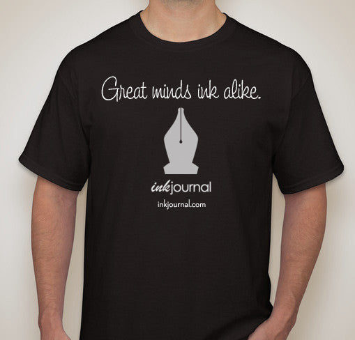 Great Minds Ink Alike T-Shirt - Black