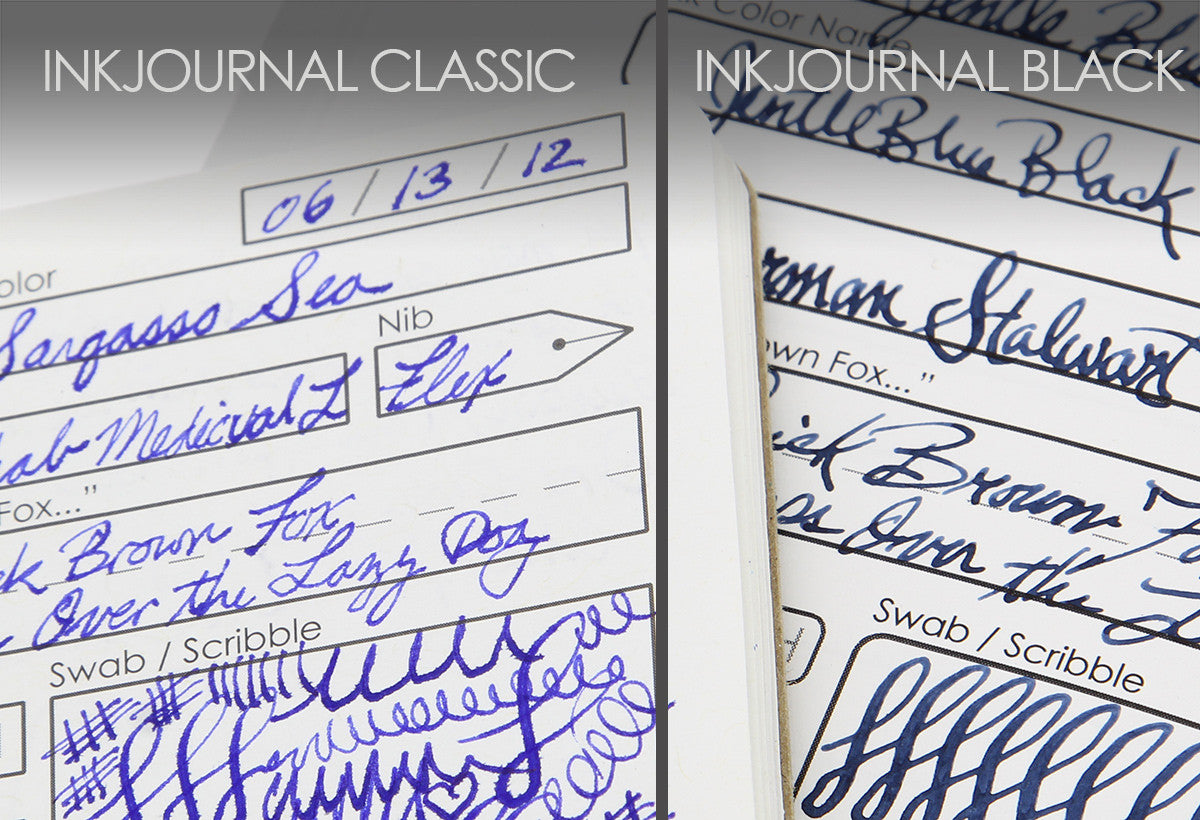 InkJournal Black Notebook for Pen Collectors