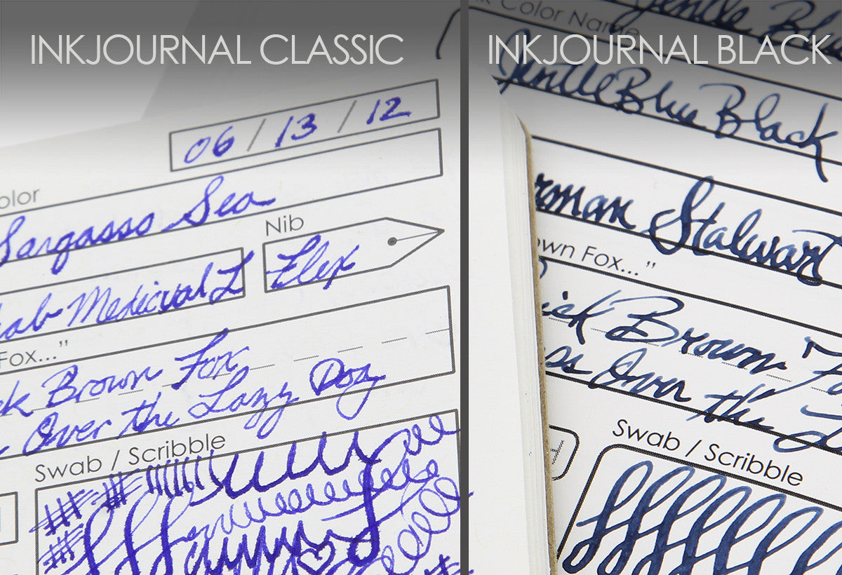 Ink Journal Front InkJournal Black Notebook for Pen Collectors – inkjournal
