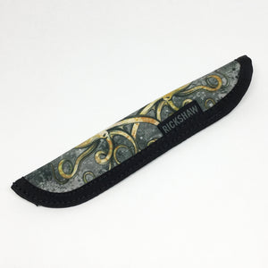 Rickshaw Bags x InkJournal Exclusive Inktopus Solo Pen Sleeve - Cephalopod Grey