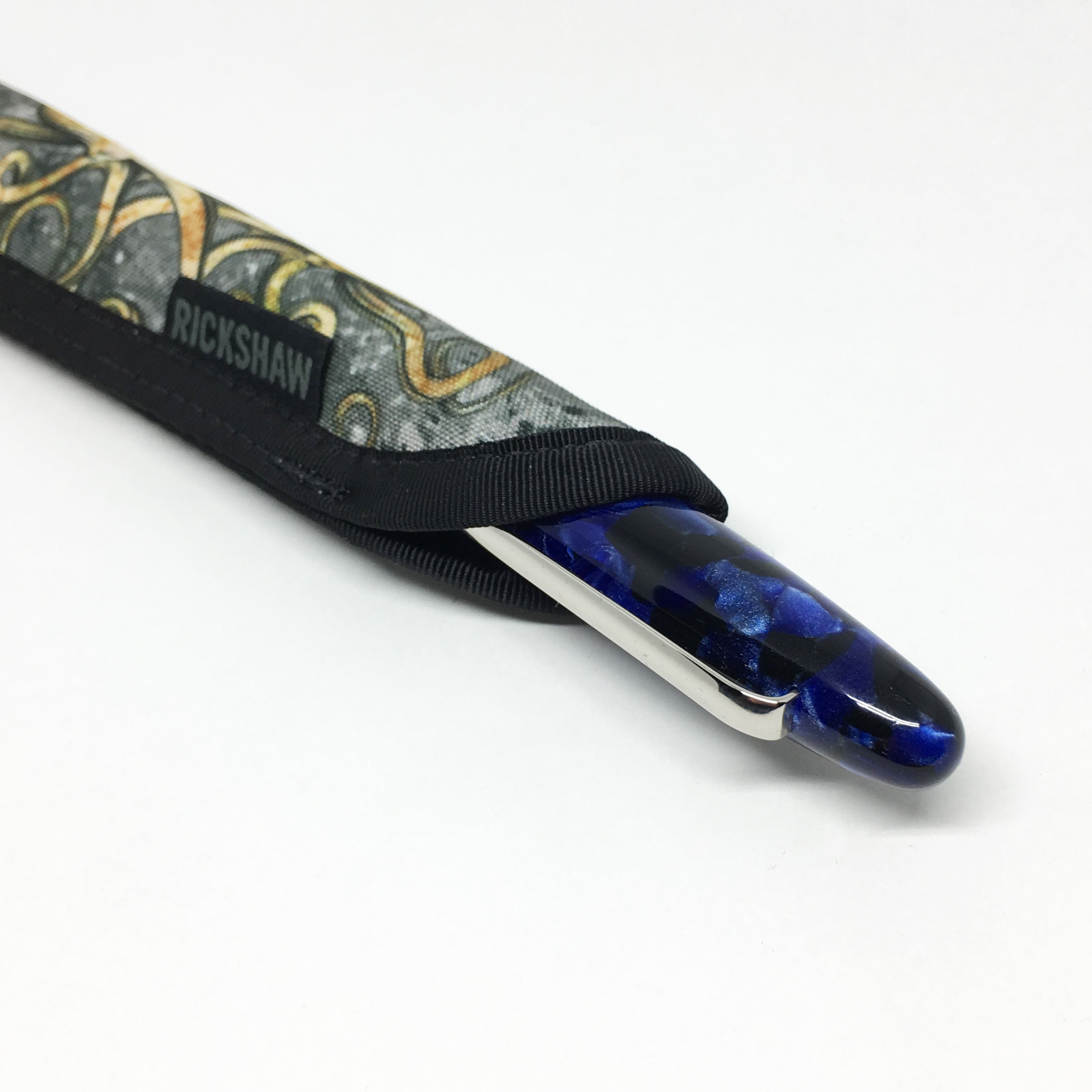 Rickshaw Bags x InkJournal Exclusive Inktopus Solo Pen Sleeve - Cephalopod Grey